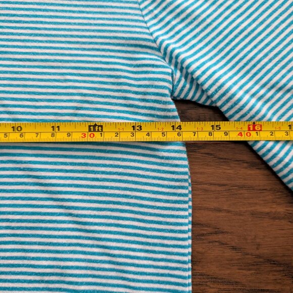 Gap Featherweight long sleeve T shirt blue striped size XS - Picture 7 of 16